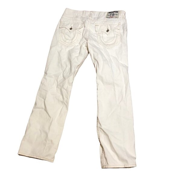 Vintage True Religion Jeans Size 38 STRAIGHT White - Picture 11 of 12